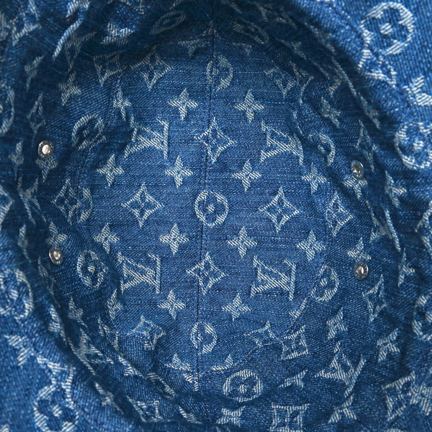 Monogram Denim Transformable Bob Bucket Hat 60 Blue
