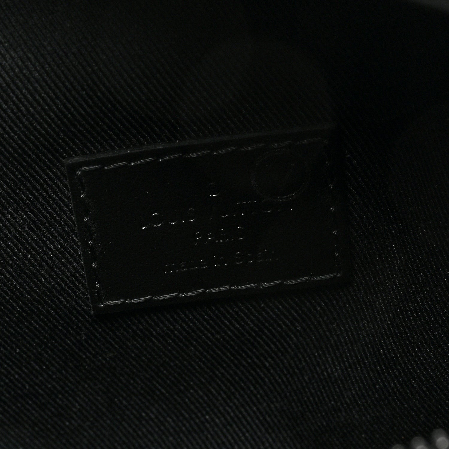 Louis Vuitton Calfskin Monogram Shadow Discovery Bumbag Black 6 of 9
