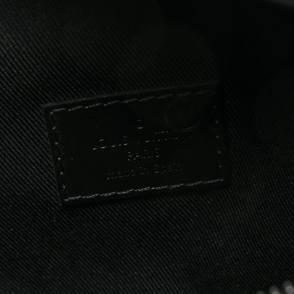 Louis Vuitton Calfskin Monogram Shadow Discovery Bumbag Black 6 of 9