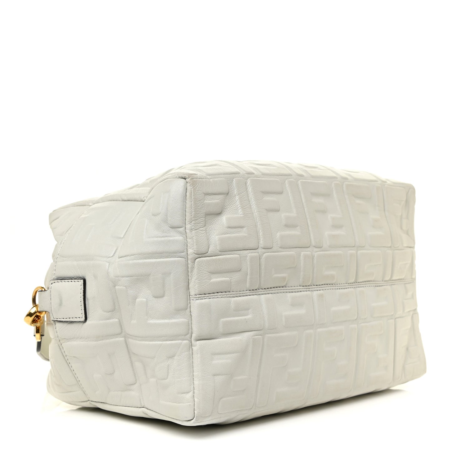 Nappa FF 1974 Embossed Small Boston White