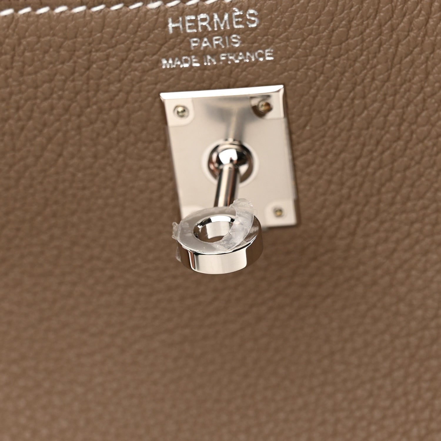 Hermes Togo Kelly Retourne 25 Etoupe 13 of 15