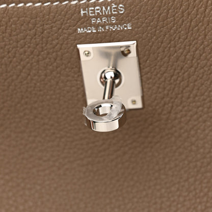 Hermes Togo Kelly Retourne 25 Etoupe 13 of 15