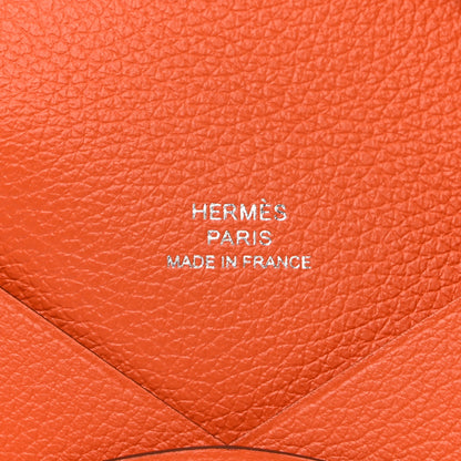 Hermes Evercolor Calvi Card Case Feu 6 of 8