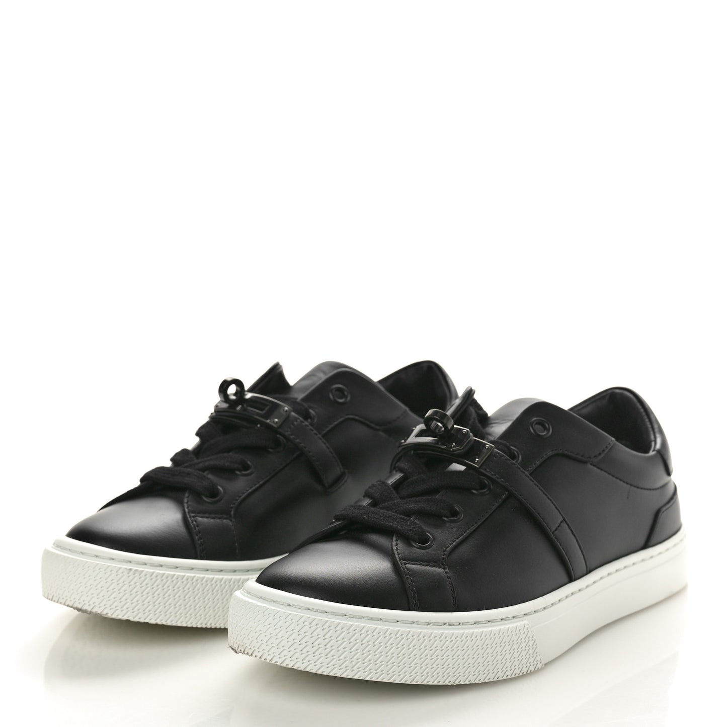 Calfskin Day Sneakers 35 Black