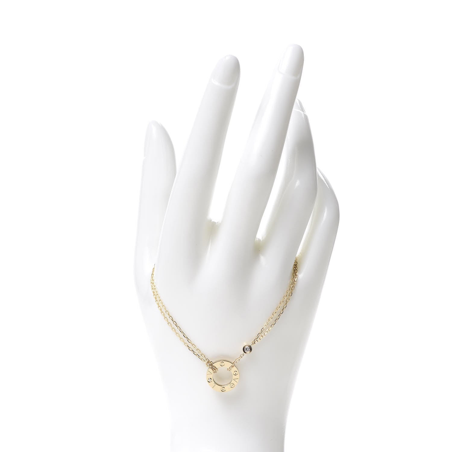 Cartier 18K Yellow Gold Diamond LOVE Bracelet 2 of 5