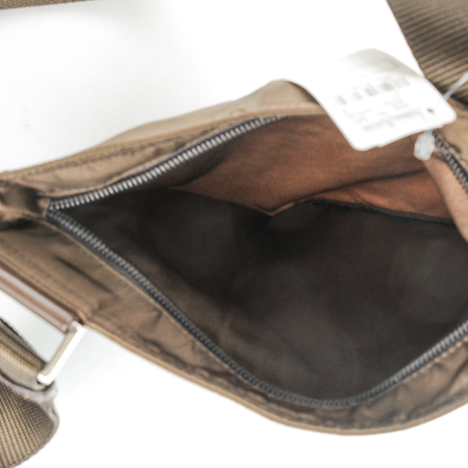 Prada Nylon Vela Sport Flat Messenger Bag Bruciato 5 of 6