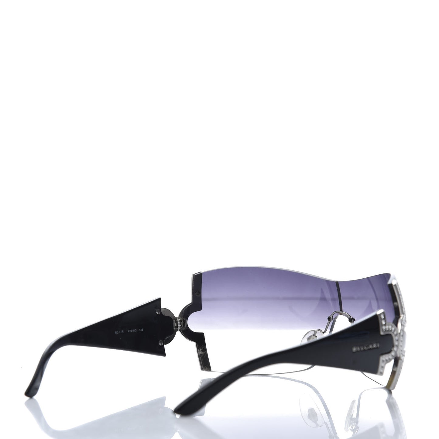 Crystal 651-B Sunglasses Black