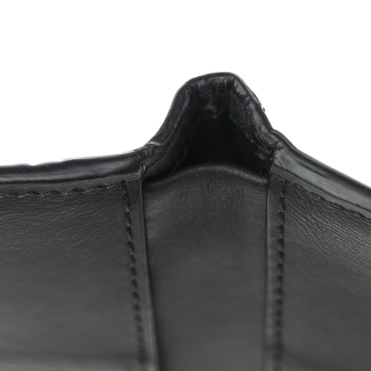 Fendi Vitello FF 1974 Embossed Bi-Fold Wallet Maya Black 9 of 9