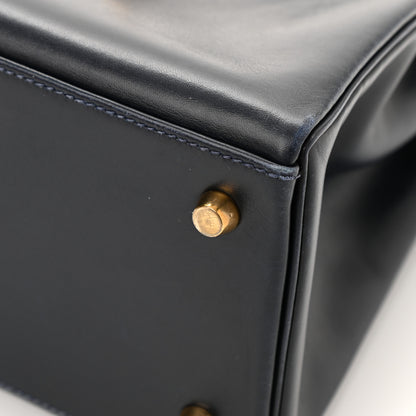 Hermes Box Kelly Retourne 28 Indigo 16 of 20