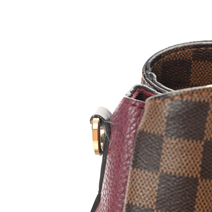 Louis Vuitton Cuir Taurillon Damier Ebene Normandy Bordeaux 12 of 15