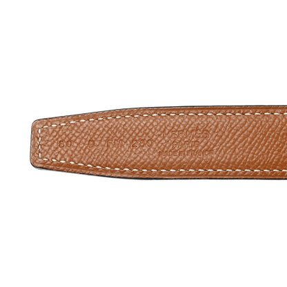 Hermes Box Togo 32mm H Belt 80 Black Gold 5 of 9