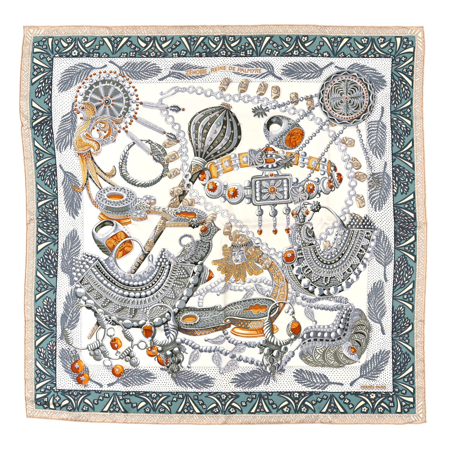 Silk Zenobie Reine De Palmyre Scarf 90