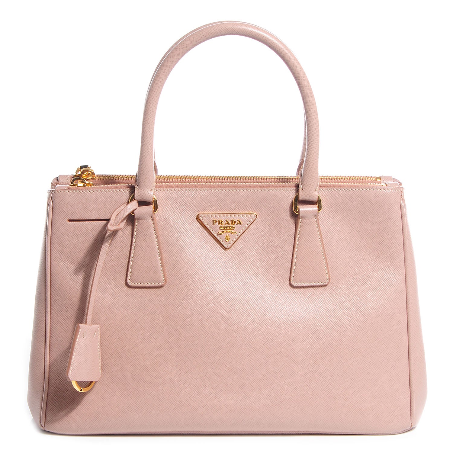 Prada Saffiano Lux Small Double Zip Tote Cammeo 1 of 11