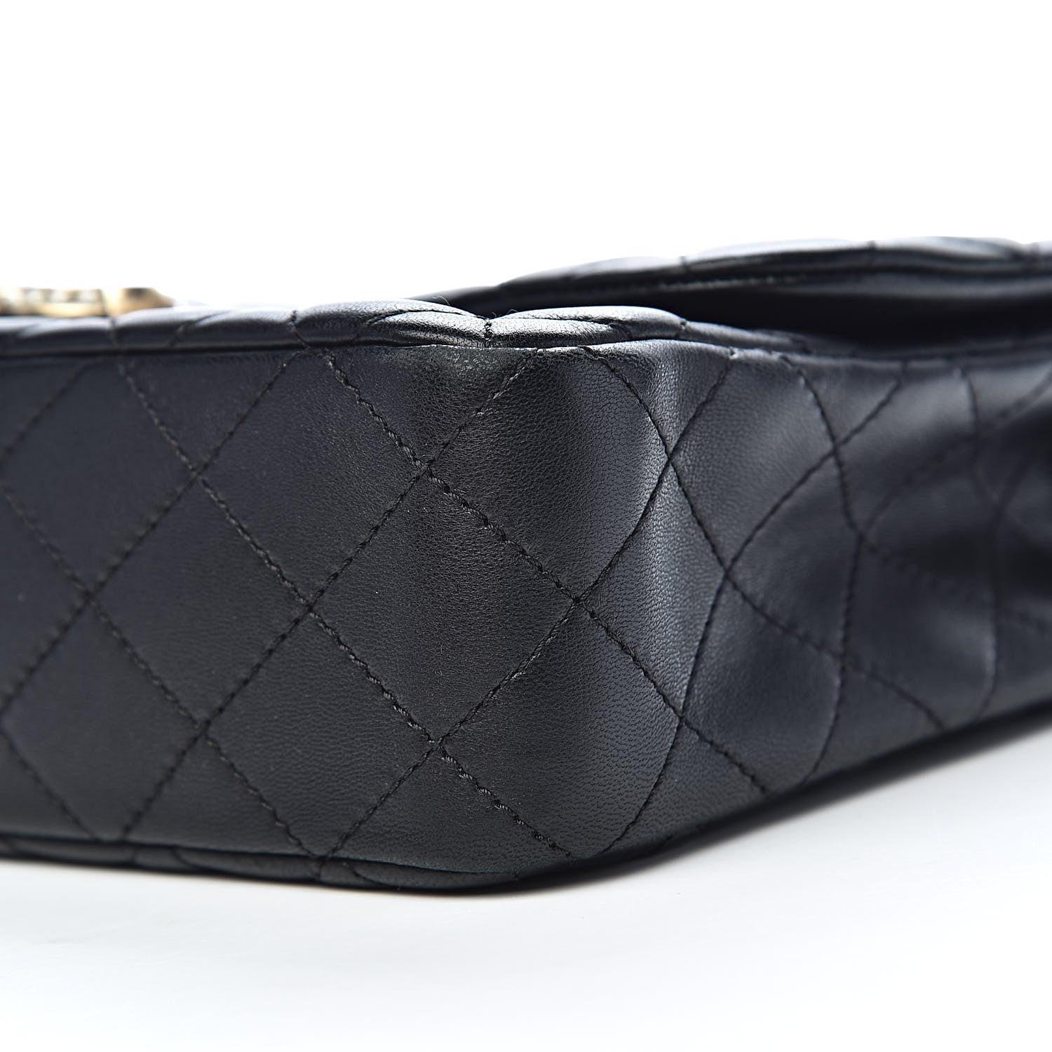Chanel Lambskin Quilted Medium Westminster Pearl Flap Black 11 of 13