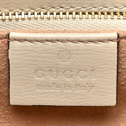 Gucci Azalea Calfskin Horsebit 1955 Shoulder Bag Mystic White 9 of 16