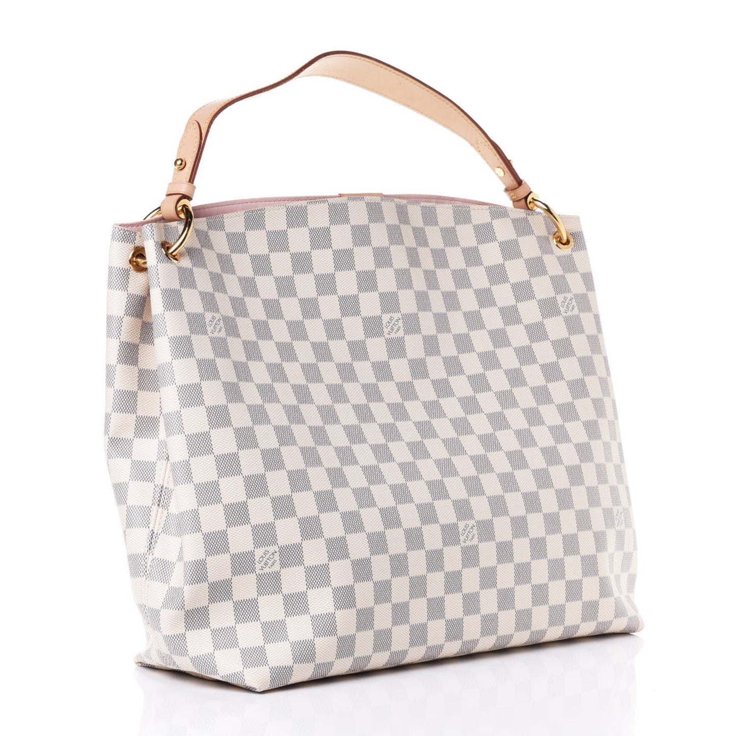 Damier Azur Graceful MM Rose Ballerine