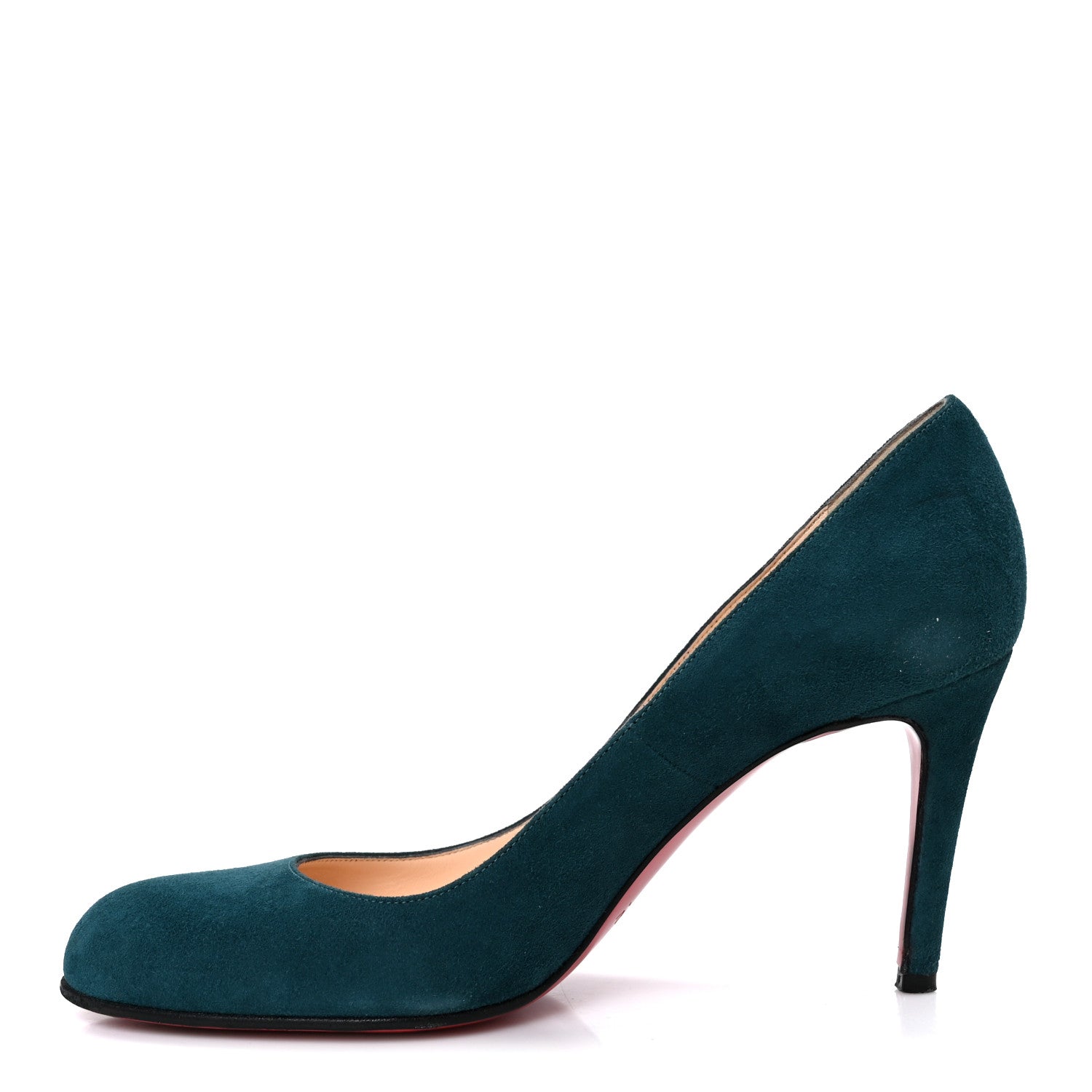 Christian Louboutin Suede Simple 85 Pumps 37 Green 1 of 8