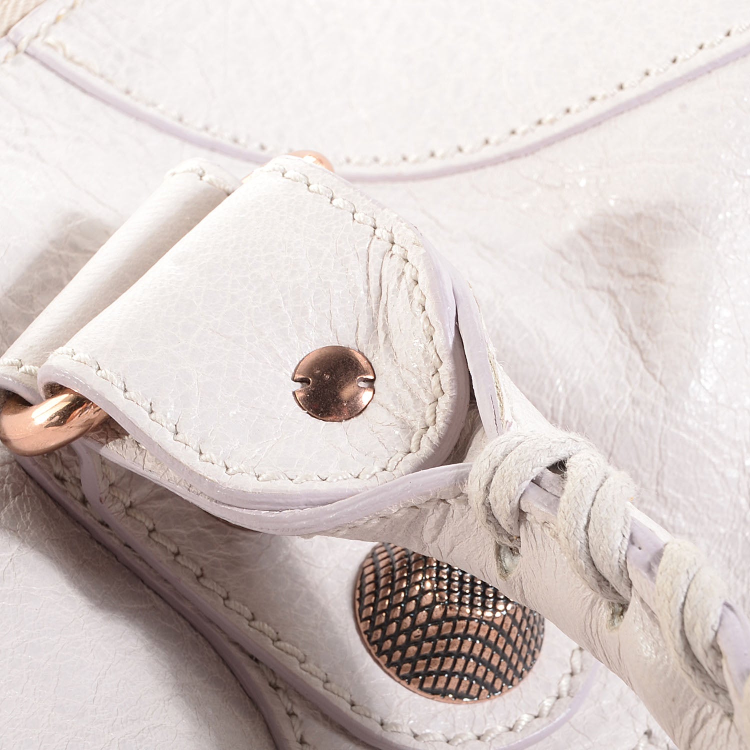 Balenciaga Agneau Giant 21 Rose Gold Hardware Work Nacre 9 of 11