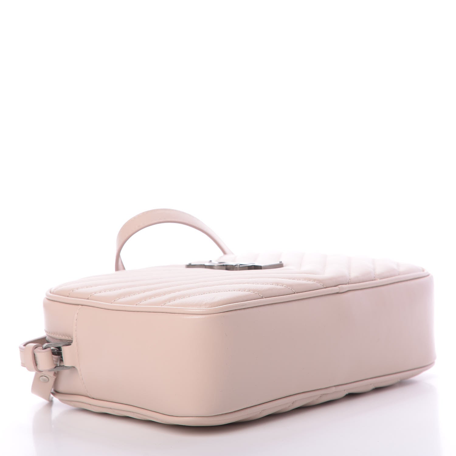 Saint Laurent Calfskin Matelasse Monogram Lou Camera Bag Marble Pink 4 of 11