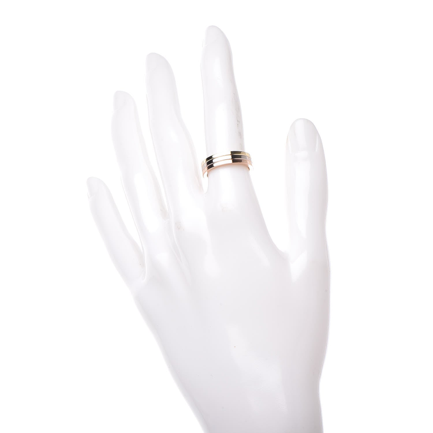 Cartier 18K Pink White Yellow Gold 4.8mm Vendome Louis Cartier Wedding Band Ring 50 5.25 2 of 6