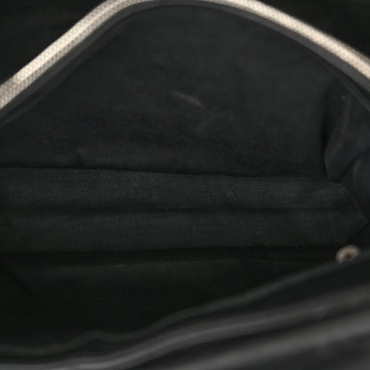 Saint Laurent Calfskin Y Quilted Monogram Large Loulou Chain Satchel Black 7 of 14