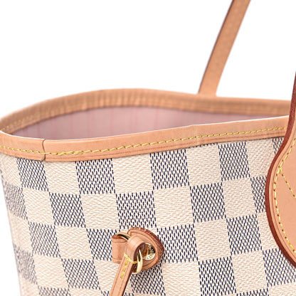 Louis Vuitton Damier Azur Neo Neverfull MM Rose Ballerine 26 of 28