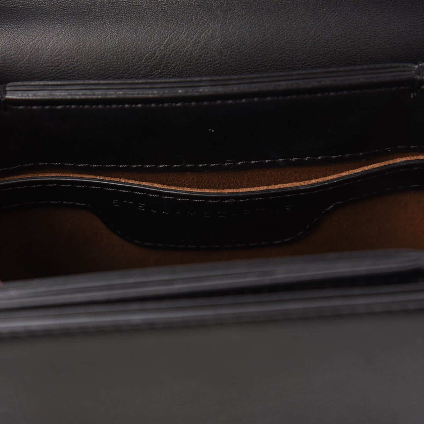 Alter Nappa Embossed Medium Star Falabella Box Shoulder Bag Black