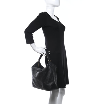 Gucci Guccissima Signature Large Linea A Hobo Black 2 of 14