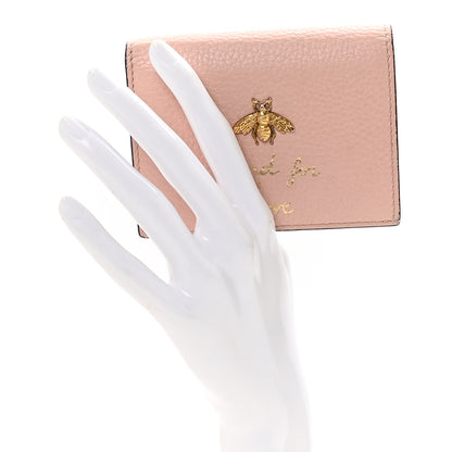 Gucci Cellarius Calfskin Blind for Love Card Case Wallet Perfect Pink 2 of 7