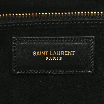 Saint Laurent Calfskin Classic Duffle 6 Black 6 of 11
