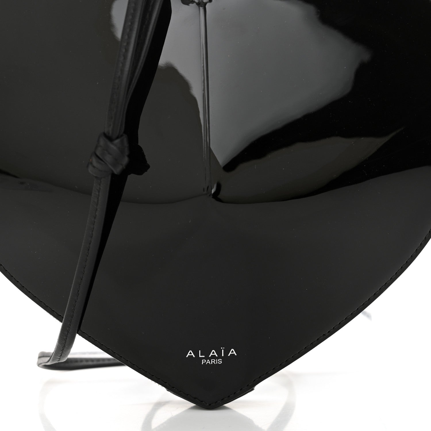 Alaia Patent Calfskin Le Coeur Bag Black 7 of 11