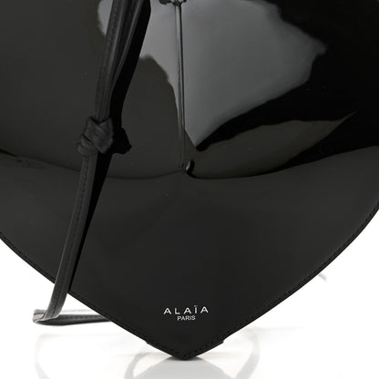 Alaia Patent Calfskin Le Coeur Bag Black 7 of 11