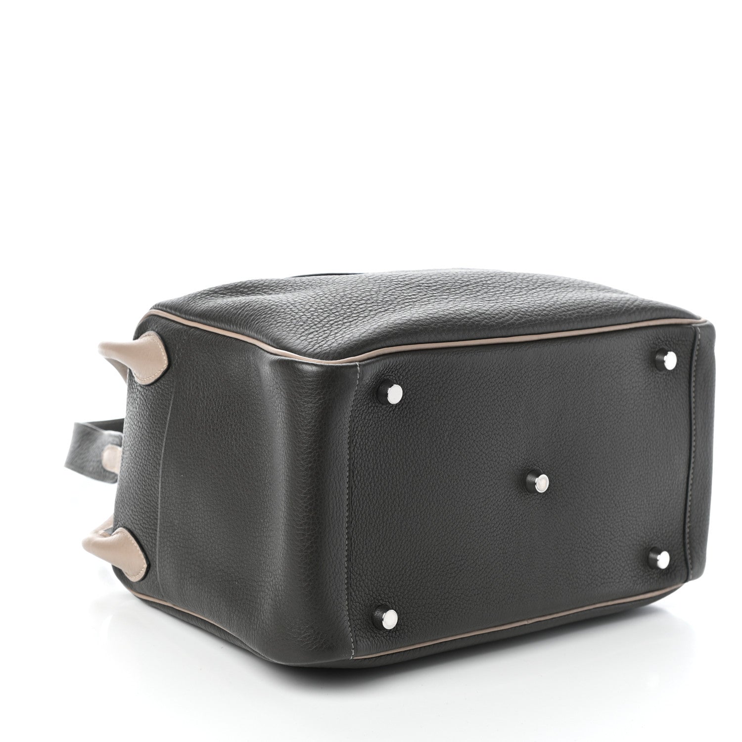 Hermes Taurillon Clemence Bi-Color Lindy 30 Graphite Gris Tourterelle 4 of 10