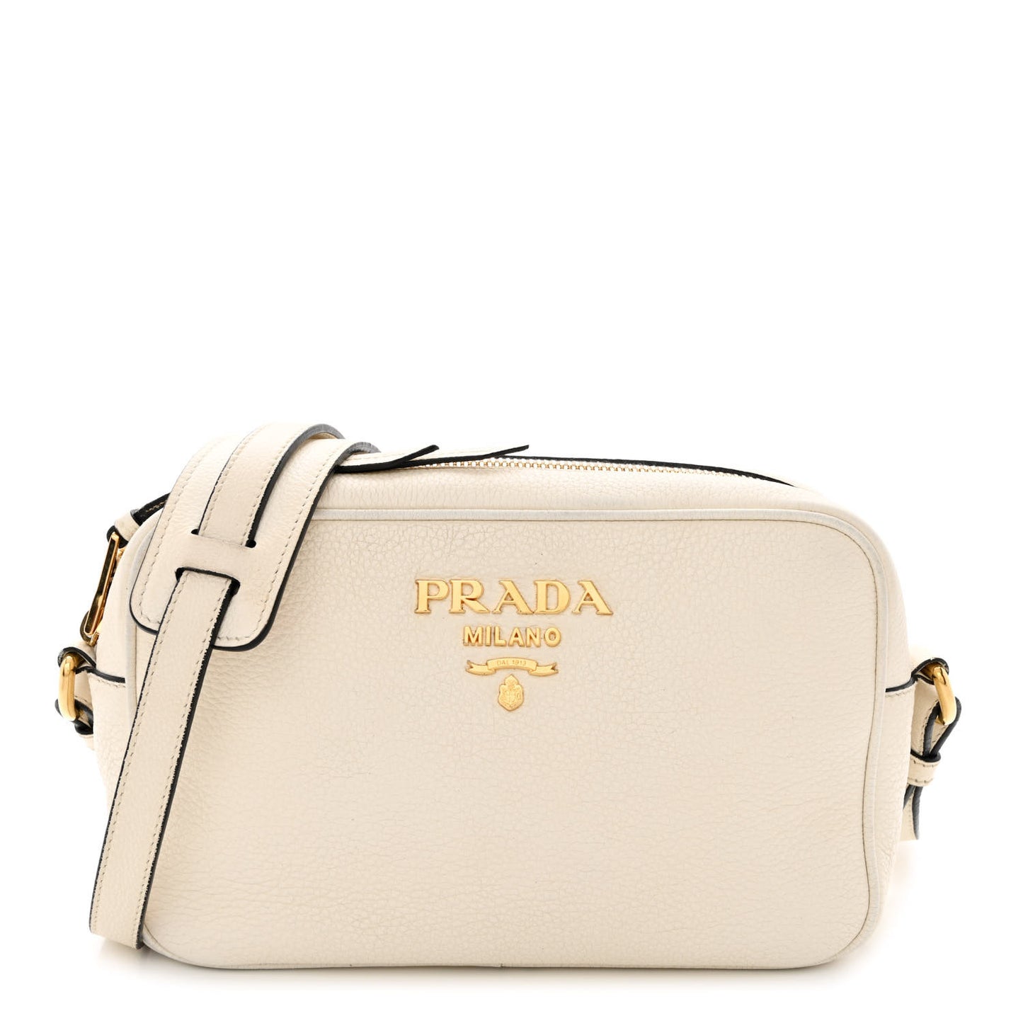 Vitello Phenix Camera Bag Bianco