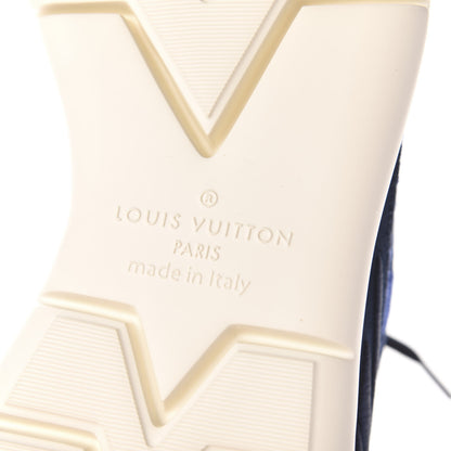 Louis Vuitton Knit Damier Fastlane Sneakers 10 Cobalt 7 of 8