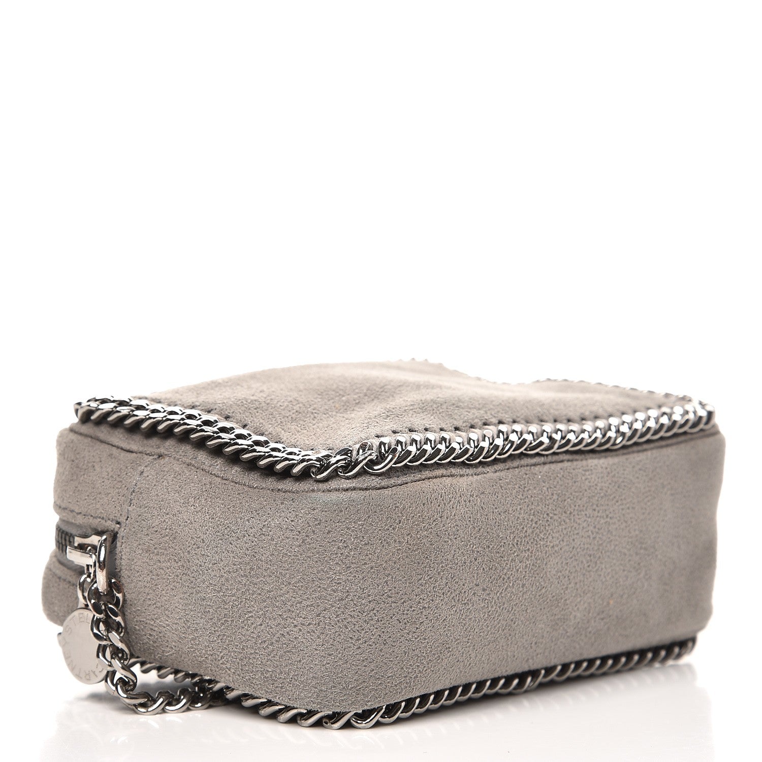 Stella McCartney Shaggy Deer Falabella Crossbody Camera Bag Light Grey 4 of 9