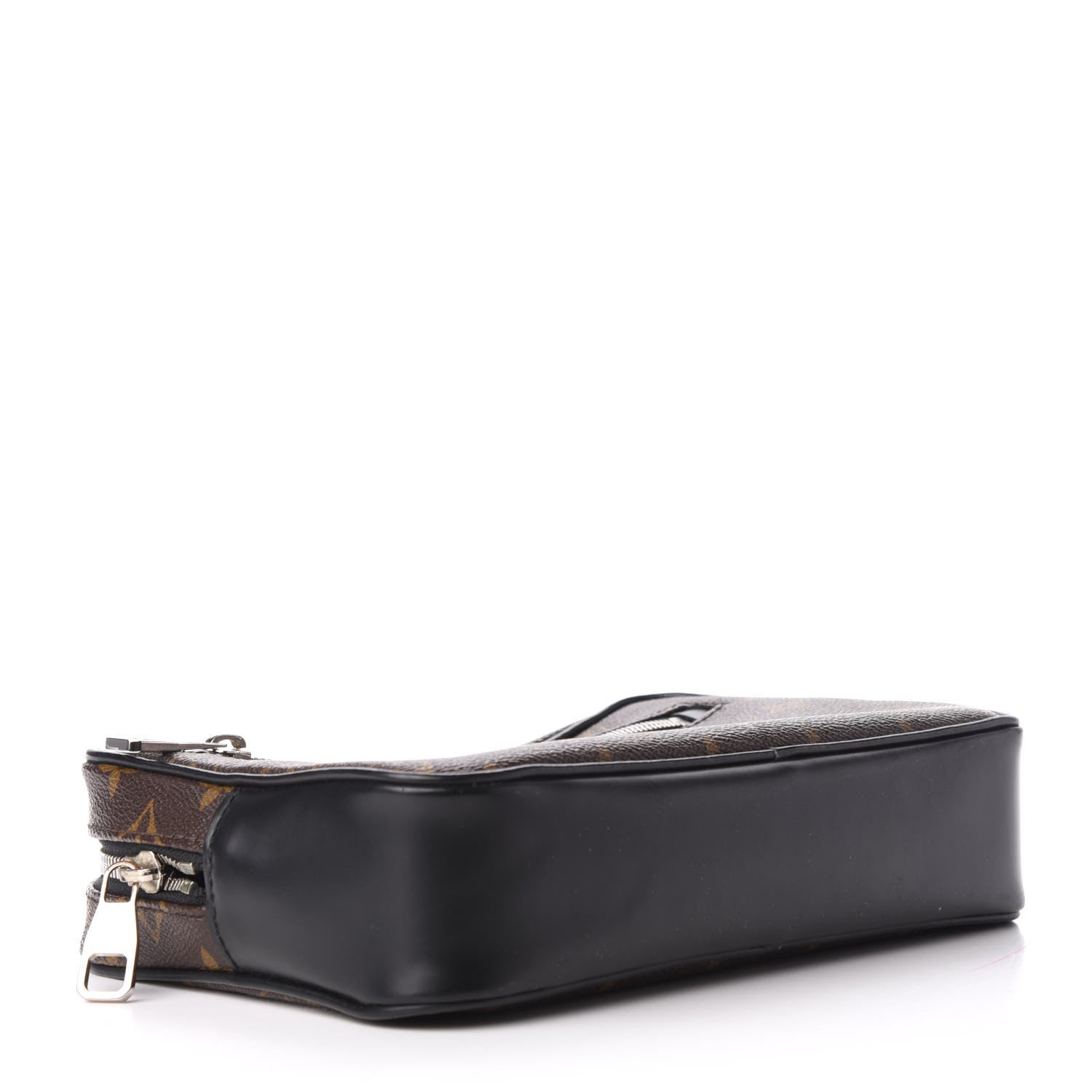 Louis Vuitton Monogram Macassar Kasai Clutch Black 4 of 8