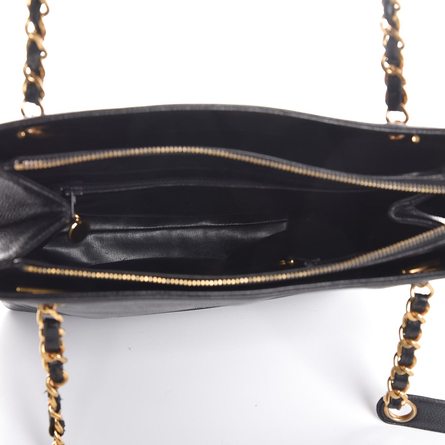 Caviar CC Shoulder Bag Black