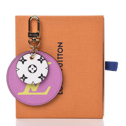 Louis Vuitton Monogram Giant Bag Charm Key Holder Pink Lilac 3 of 3
