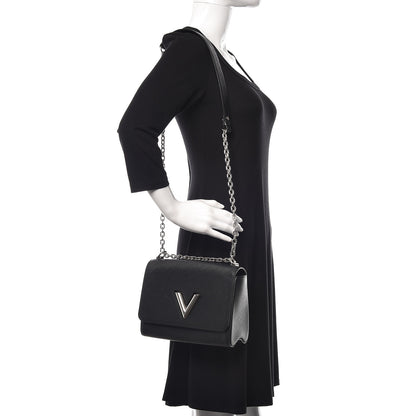 Louis Vuitton Epi Twist Shoulder Bag MM Black 2 of 10