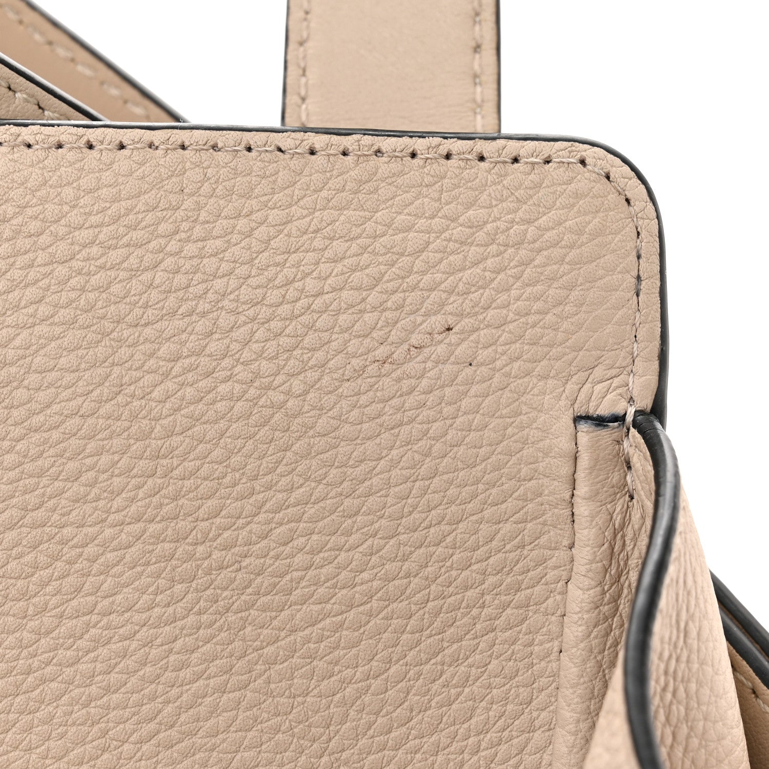 Loewe Grained Calfskin Small Hammock Shoulder Bag Sand 11 of 14