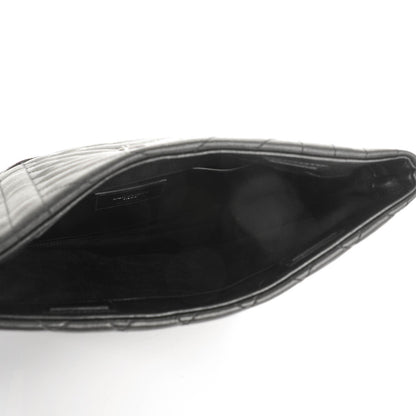 Saint Laurent Calfskin Tri-quilt Monogram West Hollywood Clutch Black 5 of 7