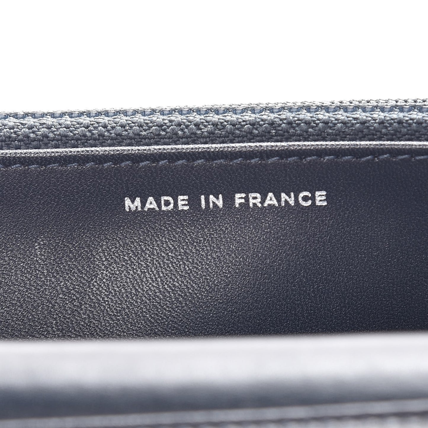 Aged Lambskin Quilted Reissue Wallet On Chain WOC Dark Blue