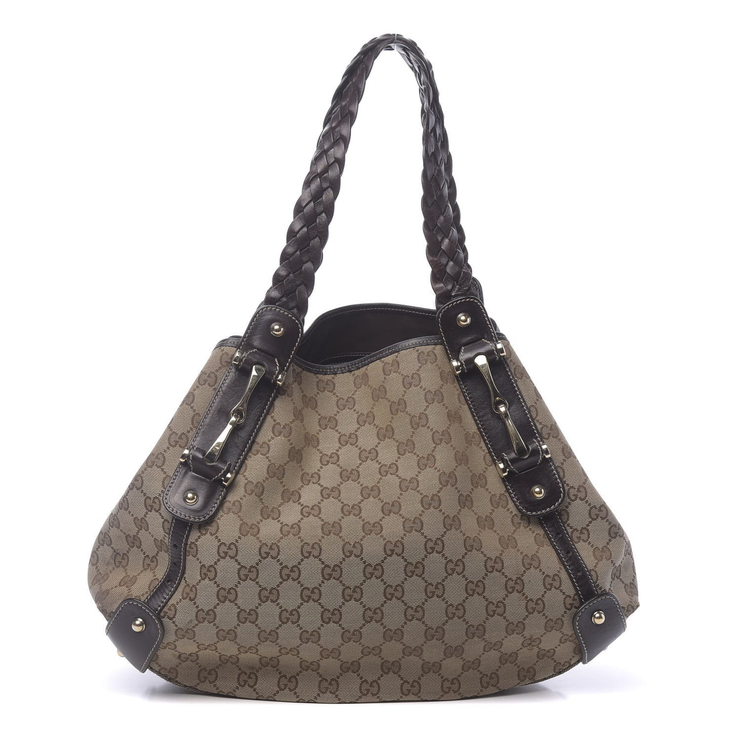 Monogram Medium Pelham Shoulder Bag Dark Brown