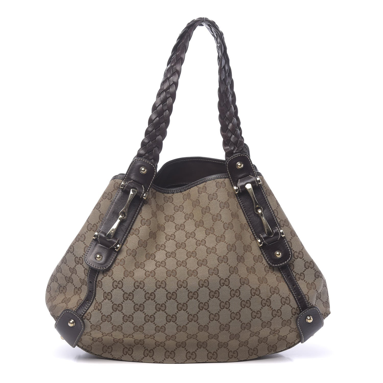 Gucci Monogram Medium Pelham Shoulder Bag Dark Brown 1 of 13