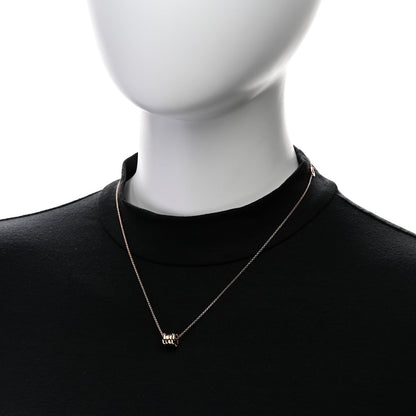 Bulgari 18K Rose Gold Mini B.Zero1 Pendant Necklace 2 of 7