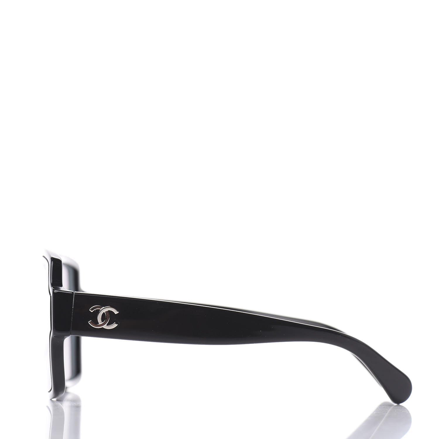 Chanel Acetate Square CC Sunglasses 5385 Black 3 of 6