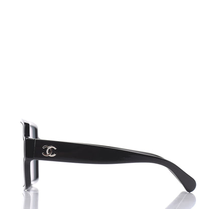 Chanel Acetate Square CC Sunglasses 5385 Black 3 of 6