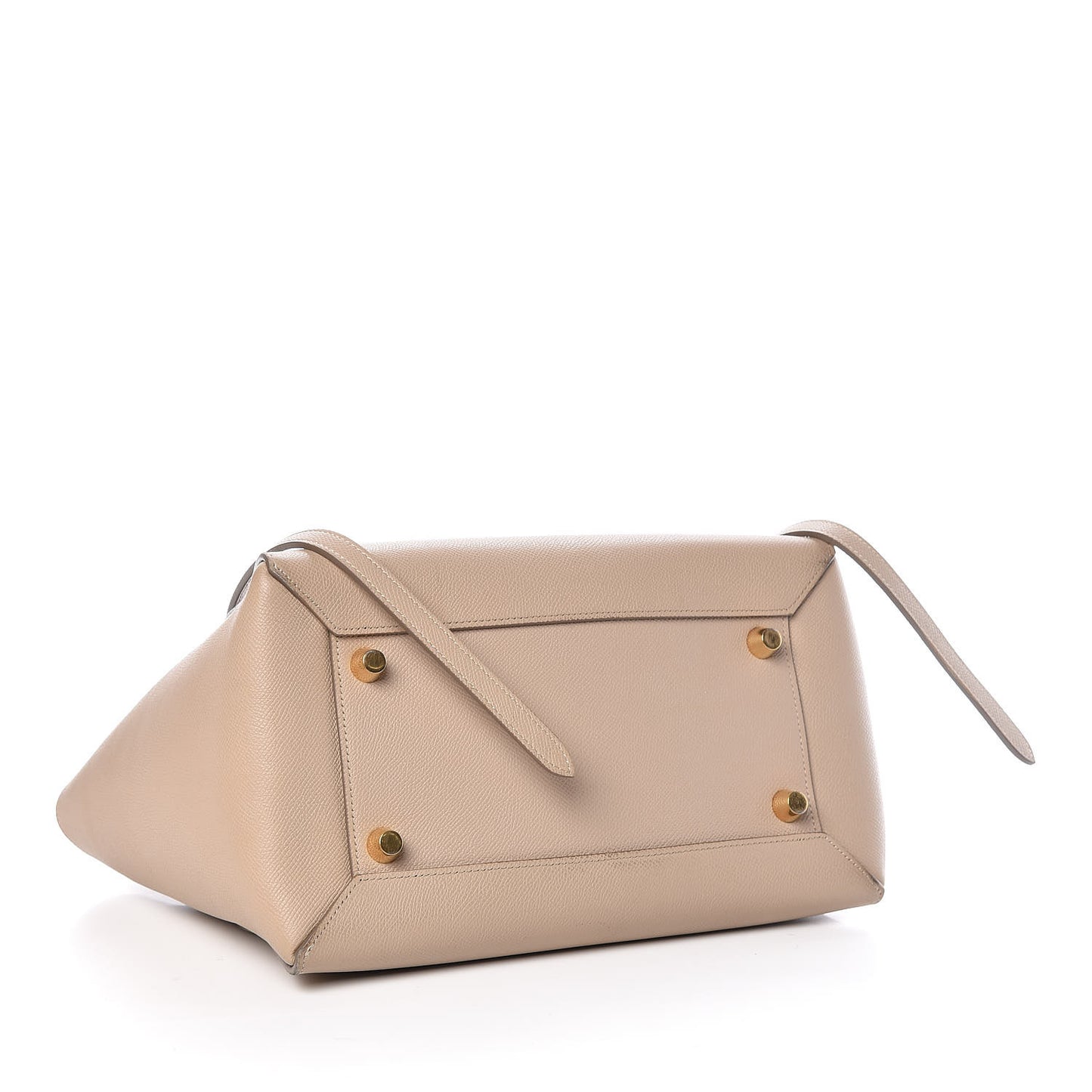Grained Calfskin Mini Belt Bag Light Taupe