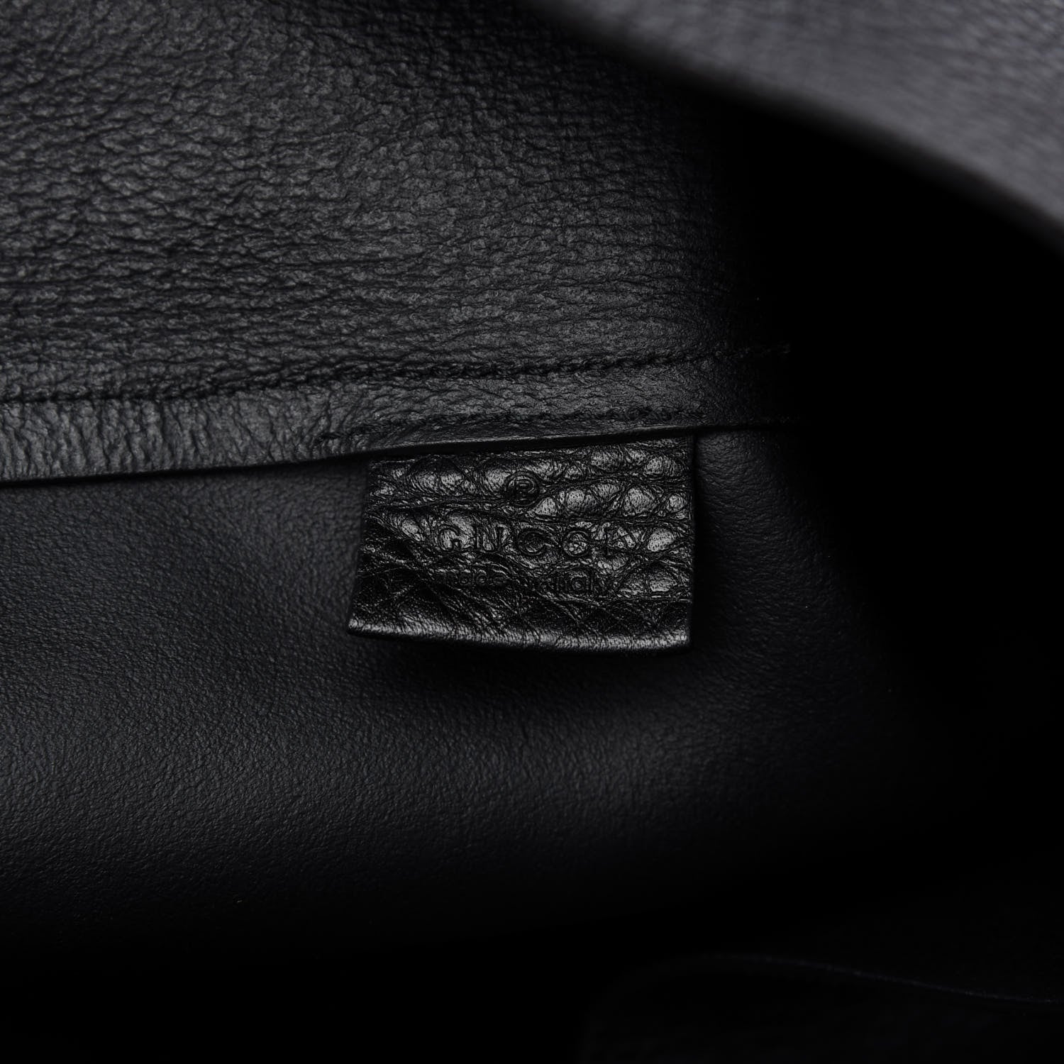 Gucci Nappa Cellarius Soho Vertical Shopping Tote Black 8 of 9